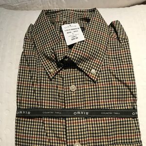 Orvis long sleeve button down large NWT never worn